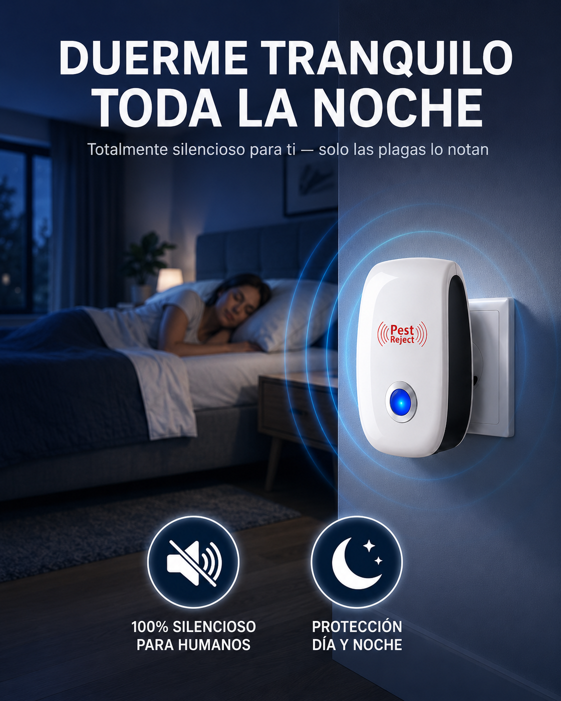 Vixtek Pest Reject Pro™ — Repelente Ultrasónico